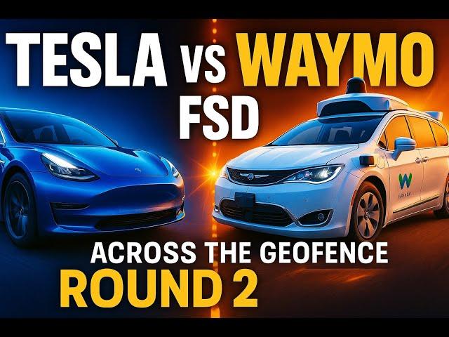Waymo vs Tesla FSD Round 2: Across the Geofence
