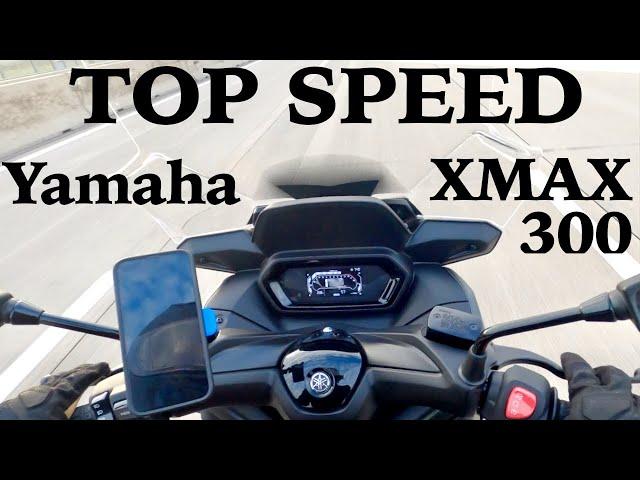 Yamaha XMAX 300 Top Speed Test!  How Fast Can It Go?