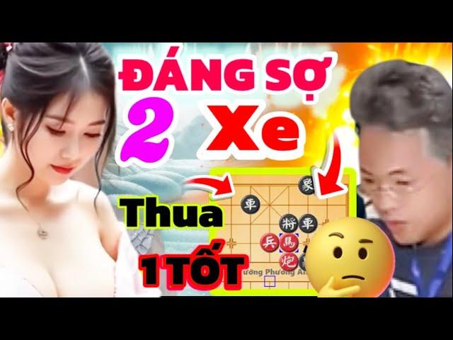 [Ghiền cờ tướng] Đáng sợ 2 xe thua tốt.