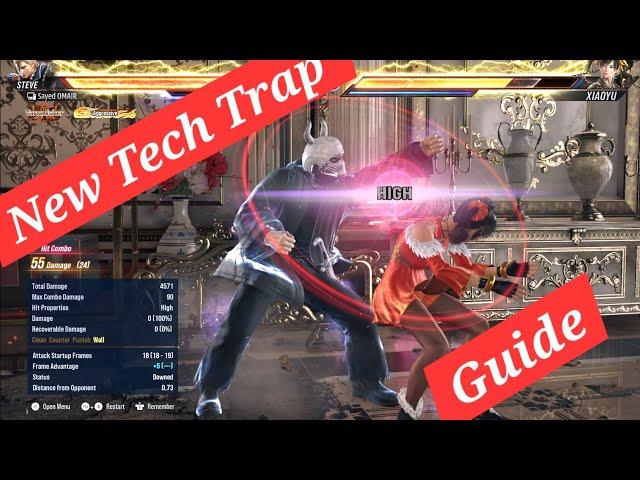 New Steve Tech Trap - Sipping the health bar- Tekken 8