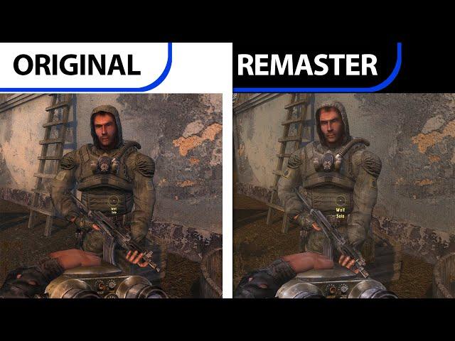 STALKER Enhanced Trilogy | Original vs Remaster | Final Gameplay Graphics Comparison