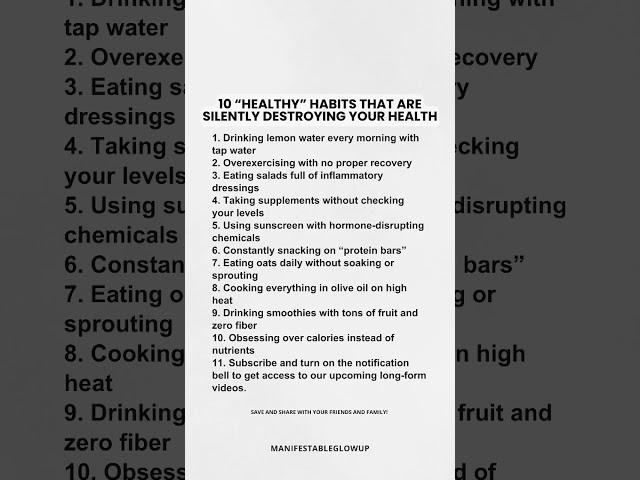 Some “healthy” habits may actually be silently harming your well-being