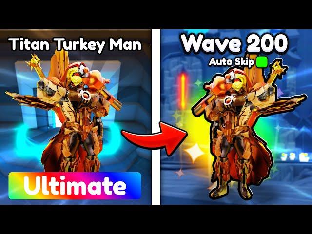 I Got The NEW TITAN TURKEY MAN.. (Toilet Tower Defense)