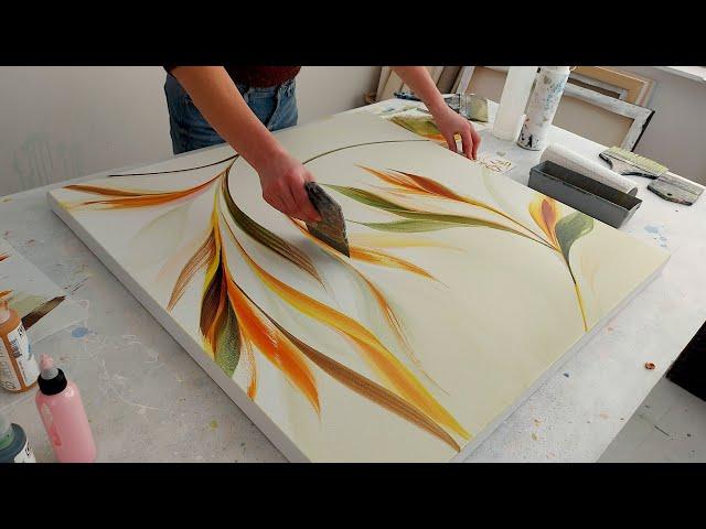 This Painting is an Absolute LEAF EXPLOSION! – ‘Whirlwind’