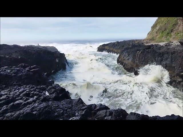 Devil's Churn in October Oregon Coast