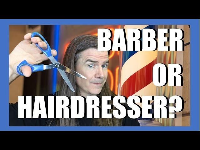 What's the Difference Between a Barber and Hairdresser? Men's Long Hair