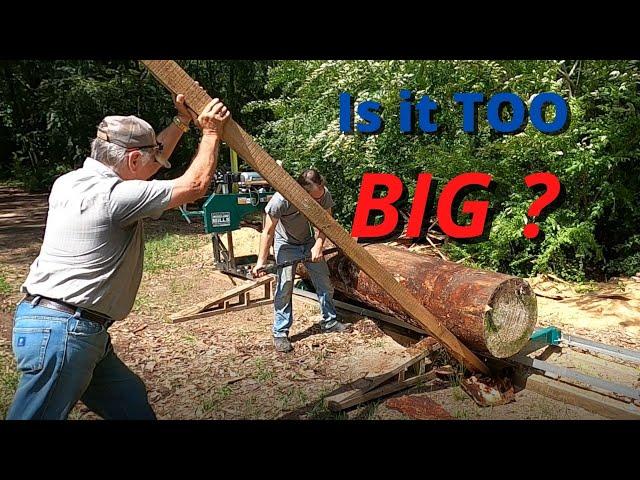 Will Our HM122 Handle This BIG log ??