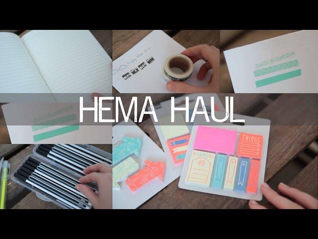 Hema Haul - Schreibwaren, Washitape, Post-Its, Stifte,Notizbücher etc. - kekulo