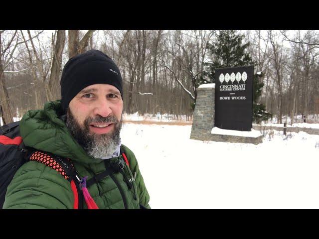 Snowy Hike at Cincy Nature Center