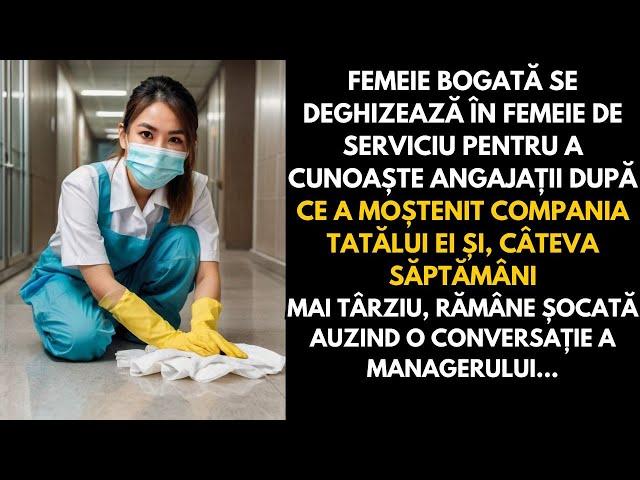 O FEMEIE BOGATĂ se deghizează în FEMEIE DE SERVICIU după ce moștenește compania TATĂLUI SĂU și....