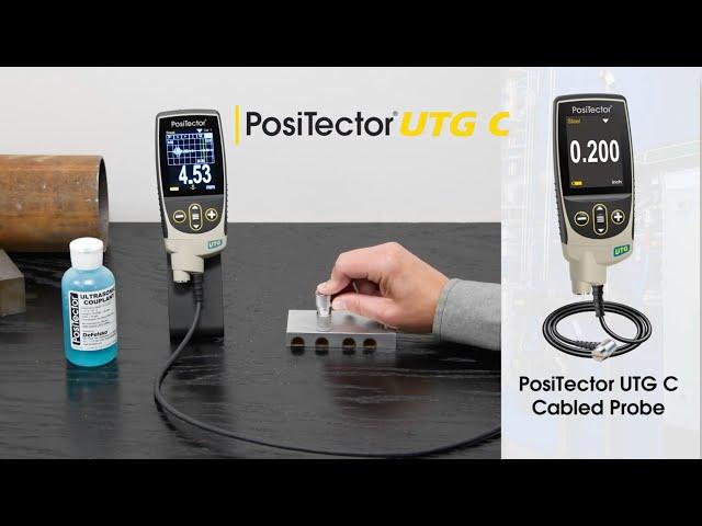 How to Measure Wall Thickness with the PosiTector UTG Ultrasonic Thickness Gage