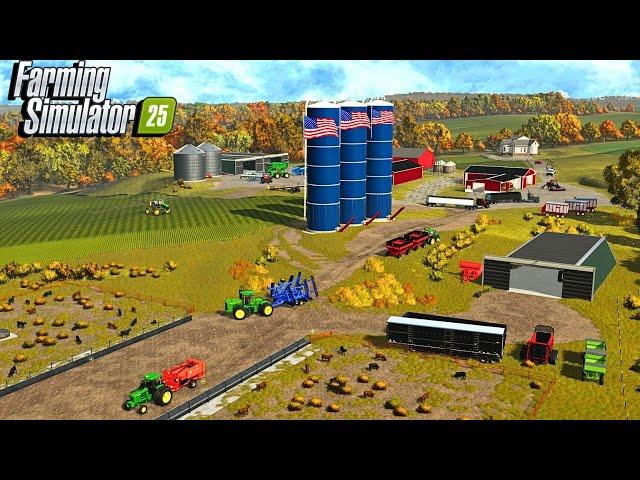 I Build An $1,000,000 Cattle Ranch? | Farming Simulator 25