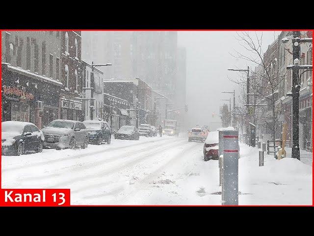 Snow squall warning issued for parts of Ontario throughout the weekend