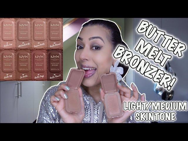 REVIEW: NEW NYX BUTTERMELT Bronzers