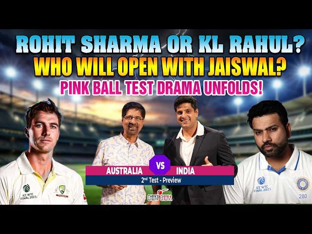 Rohit Sharma or KL Rahul? | Who will Open with Jaiswal? | Pink Ball Test Drama Unfolds!