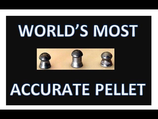 "WORLD'S MOST ACCURATE PELLET" YOU WON'T BELIEVE IT!!!