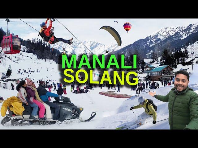 Solang Valley | Manali Tourist Places | Manali Budget Tour 2024 | Atal Tunnel