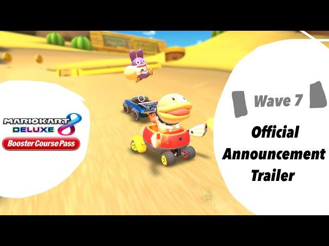 Mario Kart 8 Deluxe Booster Course Pass DLC | Wave 7 Official Announcement Trailer