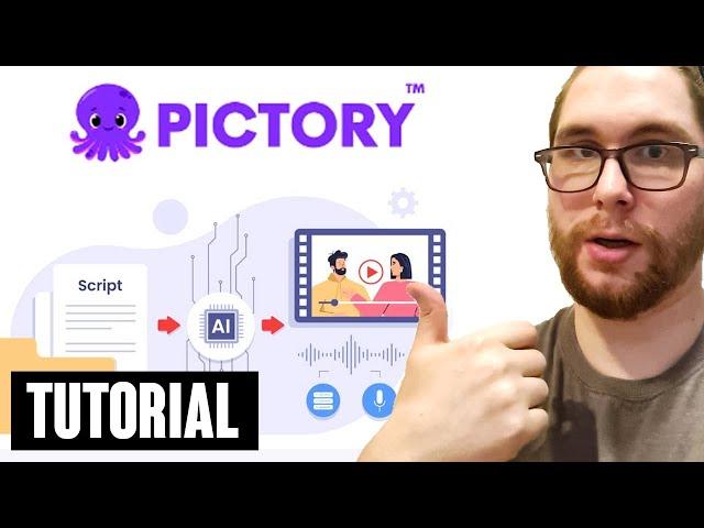 Pictory AI Tutorial auf Deutsch (Online Geld verdienen mit AI)