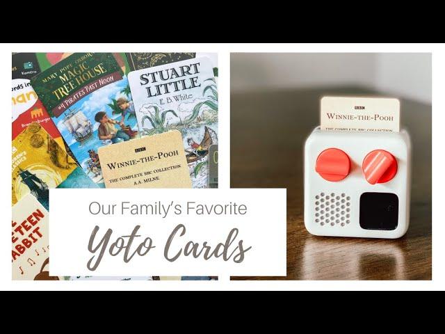 Yoto Player // Our Family's Favorite Yoto Cards