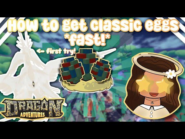 How To Get Classic Eggs *FAST!* Hatch an Athereus Quickly! (Dragon Adventures, Roblox!)