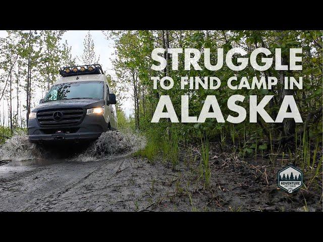Van Life Alaska Border Crossing & Struggling to Find Camp