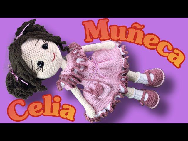 TUTORIAL | Muñeca Celia Amigurumi | Parte 2 #muñecaacrochet #cabelloacrochet #muñecatejida