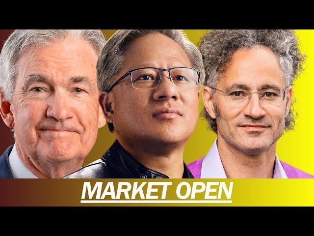 PALANTIR BACK ABOVER $25, NVIDIA GETS MORE DEMAND, BITCOIN STRUGGLING | MARKET OPEN