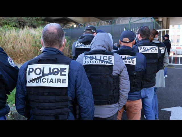 Mobilisation des policiers rouennais contre la réforme de la police judiciaire