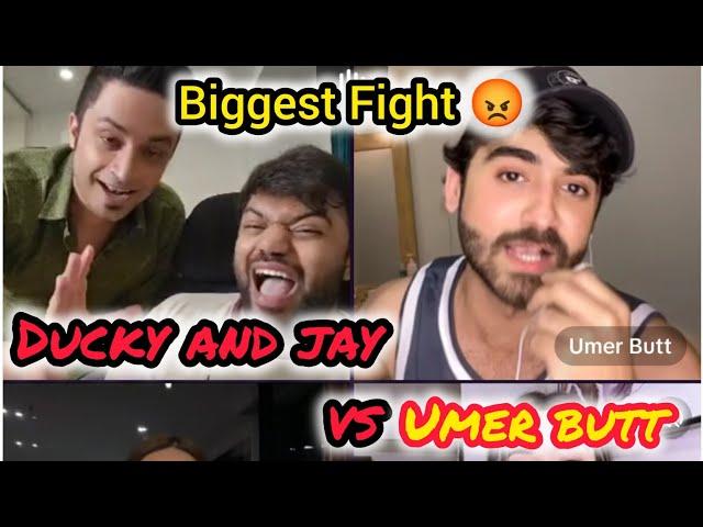 Tiktok live | Ducky and jay Fight with umer butt