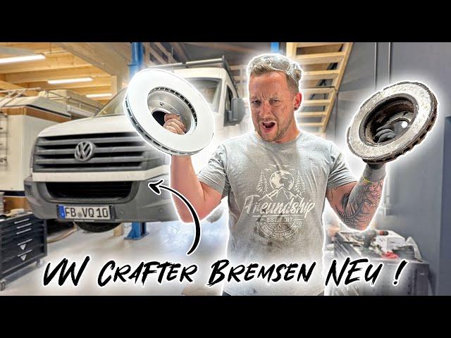 Bremsen neu machen beim VW Crafter Campervan! Unser neues Familienauto  Freundships Woche 12/24