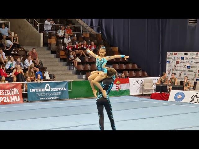 20230901 Budapest International Acro Cup Müller Romnalin  Khaohom - Eszter Márton Ágoston Dynamic