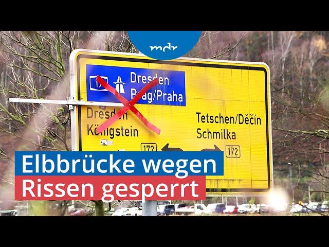 Brückensperrung: Drastische Folgen für Anwohner und Touristen | MDR