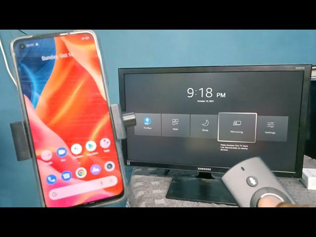 How to Connect Amazon Fire TV Stick Lite to any Mobile Phone | Android | iPhone | Screen Mirroring