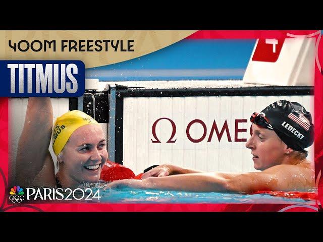 Ariarne Titmus shines in 400m freestyle final, Katie Ledecky takes bronze | Paris Olympics