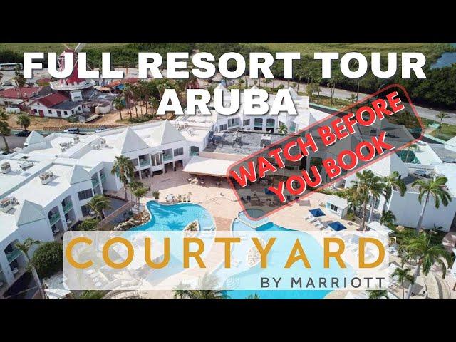 COURTYARD by MARRIOTT ARUBA - AFFORDABLE ARUBA RESORT - FULL RESORT TOUR