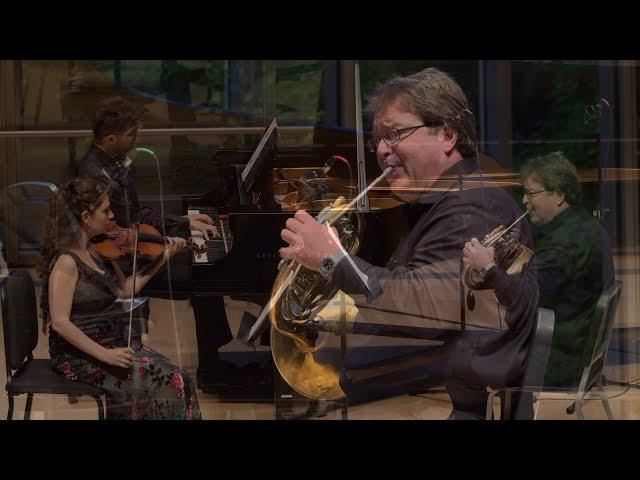BRAHMS: Trio for Violin, Horn and Piano in E-flat major, Op. 40 - ChamberFest Cleveland (2019)