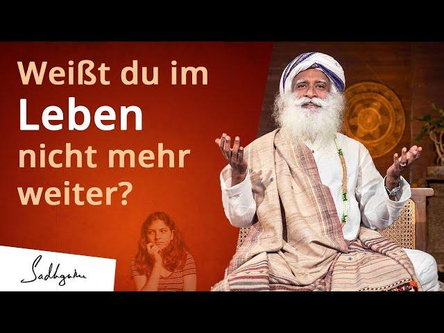 Was soll ich mit meinem Leben anfangen? | Sadhguru