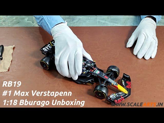 Unboxing the 2023 Oracle Red Bull Racing RB19 | Max Verstappen 1:18 Bburago F1 Diecast Collectible