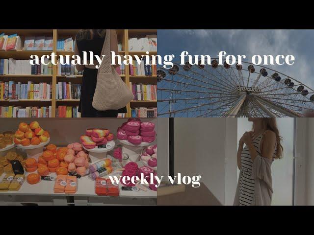 my week off work | weekly vlog | ikea & bookstore