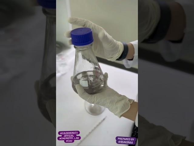 Silver mirror reaction. Kumush ko'zgu reaksiyasi. #Biochemistry #chemistry #silver_mirror