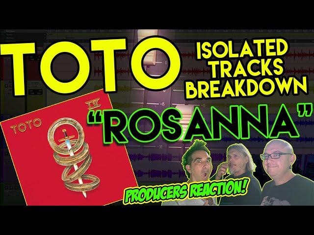 Toto - Rosanna [ISOLATED TRACKS - REACTION & ANALYSIS] musicians react S01E12