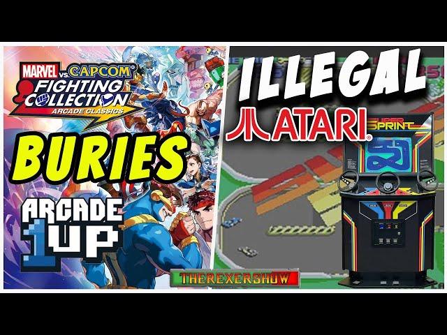 Marvel Vs Capcom Fighting Collection Destroys Arcade 1up & Illegal Atari Cabs?