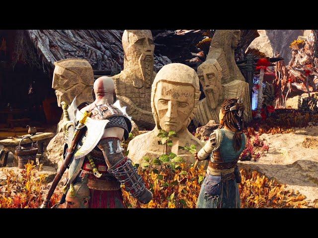 Kratos Visits Atreus And Angrboda Place After ENDING - God Of War Ragnarok PS5 2022