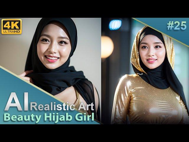 Ai Art - Beauty Hijab Girl  Lookbook #.25