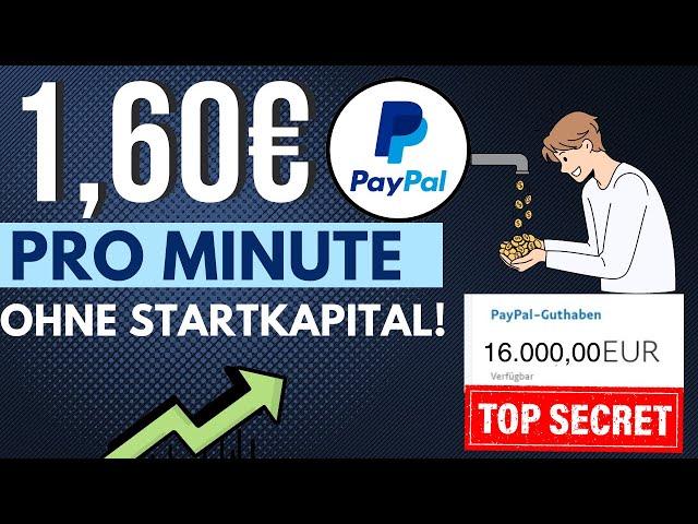 1,60€ PRO MINUTE VERDIENEN Online Geld verdienen ohne Startkapital als Anfänger (2024)