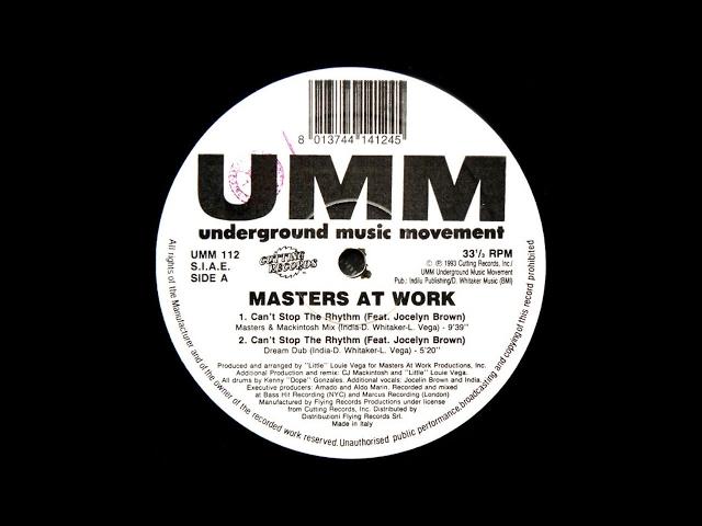 Masters At Work  feat. Jocelyn Brown - Can't Stop The Rhythm (Masters & Mackintosh Mix)