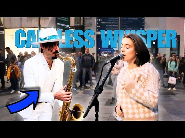 When FAMOUS saxophone player steals the show Careless Whisper George Michael | Allie Sherlock cover