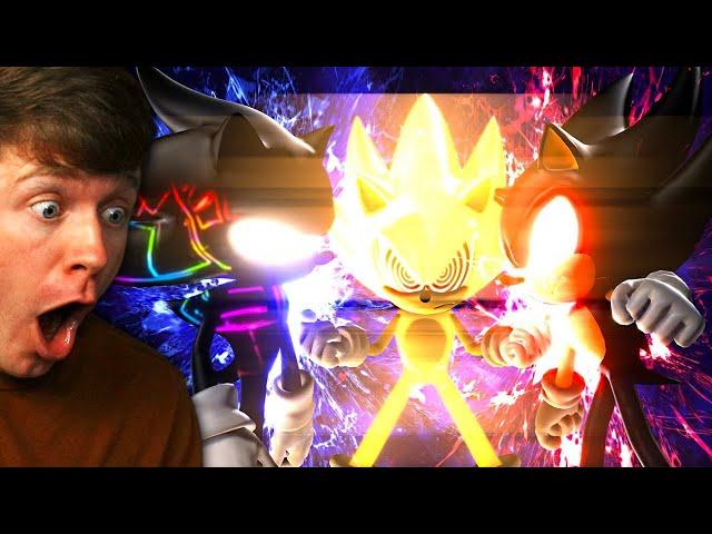 DARK HYPER SONIC and DARK SONIC.EXE vs FLEETWAY SUPER SONIC the REACTION!