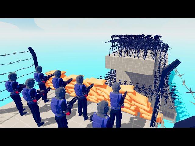 Siren Head invaded the Broken Bridge & SWAT Defend Bridge - Totally Accurate Battle Simulator TABS